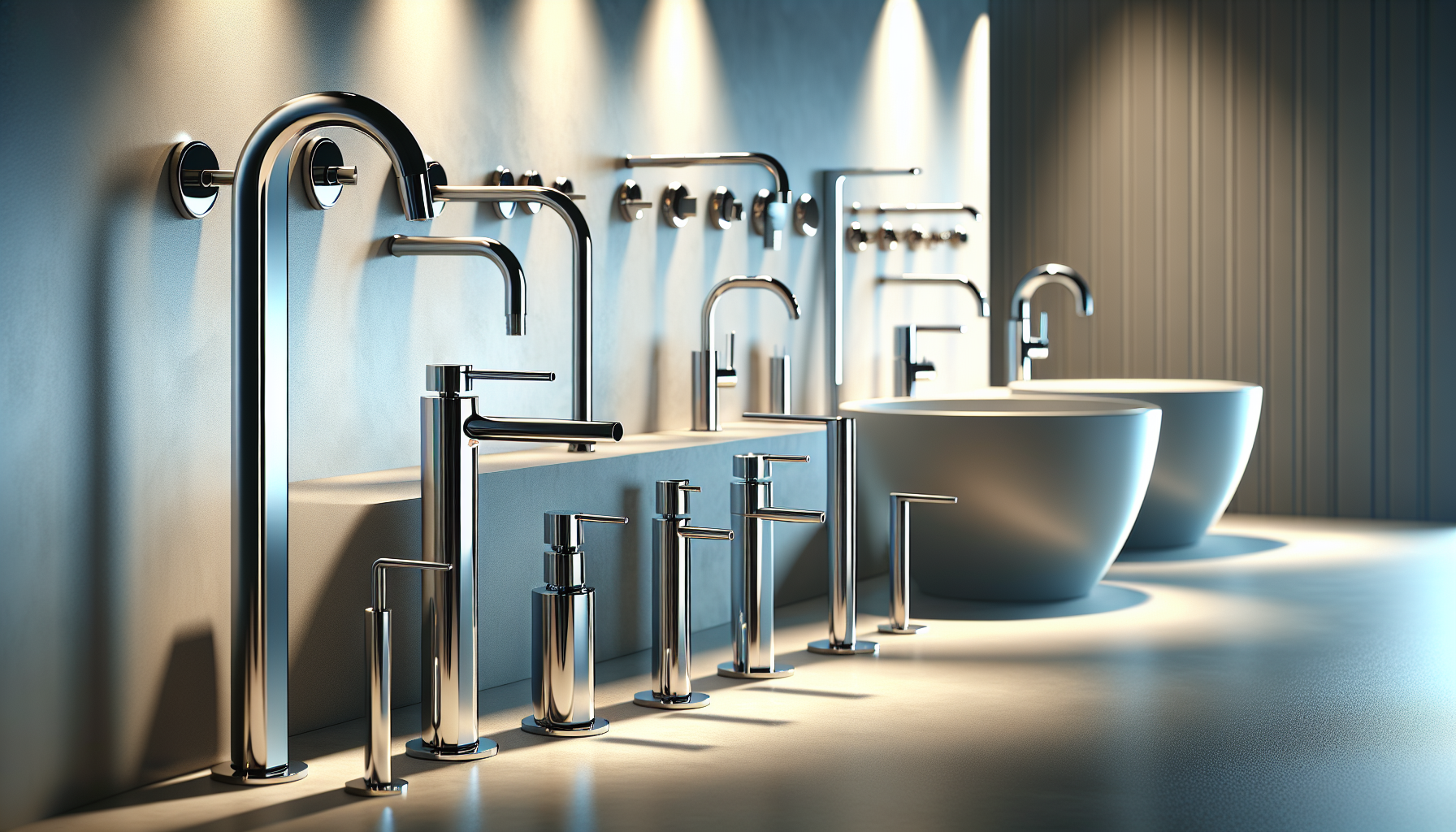 Moderne Armaturen für das Gäste WC