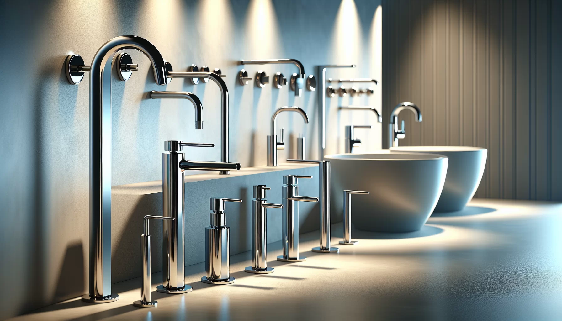 Moderne Armaturen für das Gäste WC