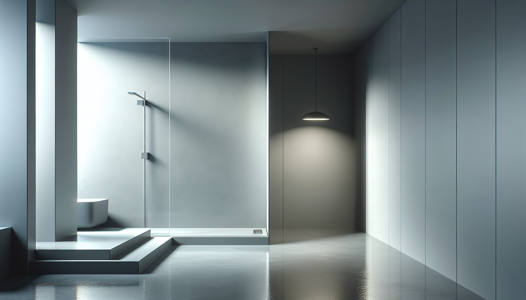 Moderne Badezimmer ohne Fliesen
