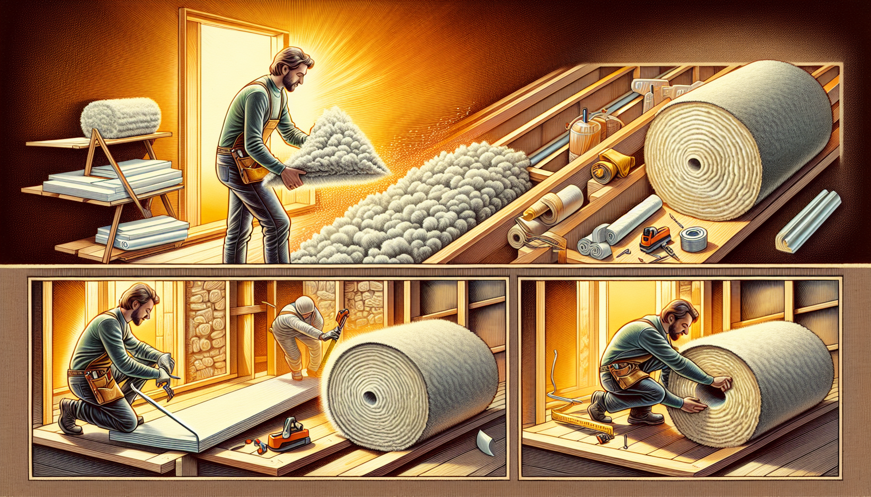 Schritt für Schritt zur gedämmten Dachgeschossdecke - Vorbereitung, Materialauswahl und Montage