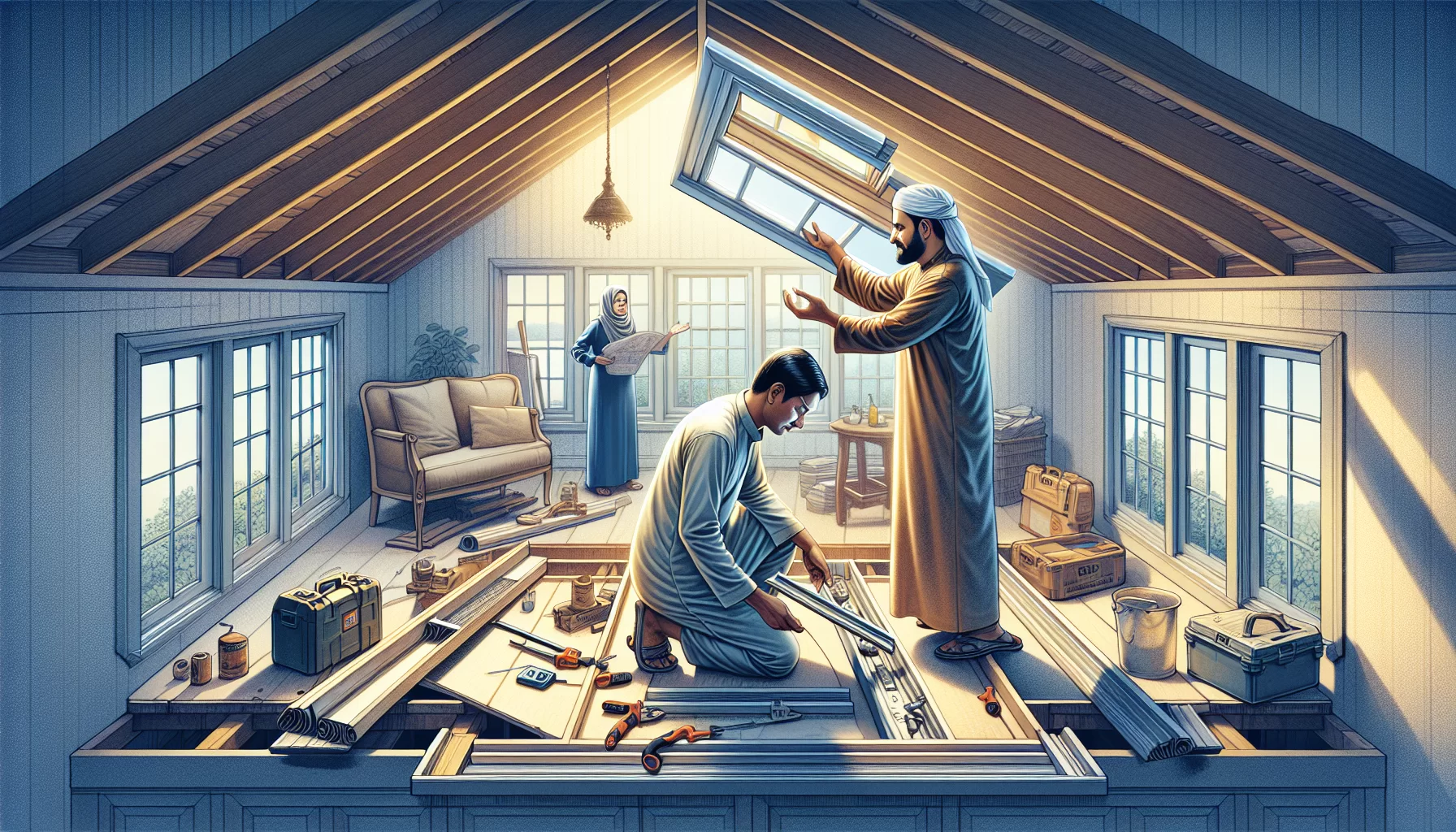 Tipps zum Einbau von Fensterlaibungen und Dachfenstern in der Dachschräge