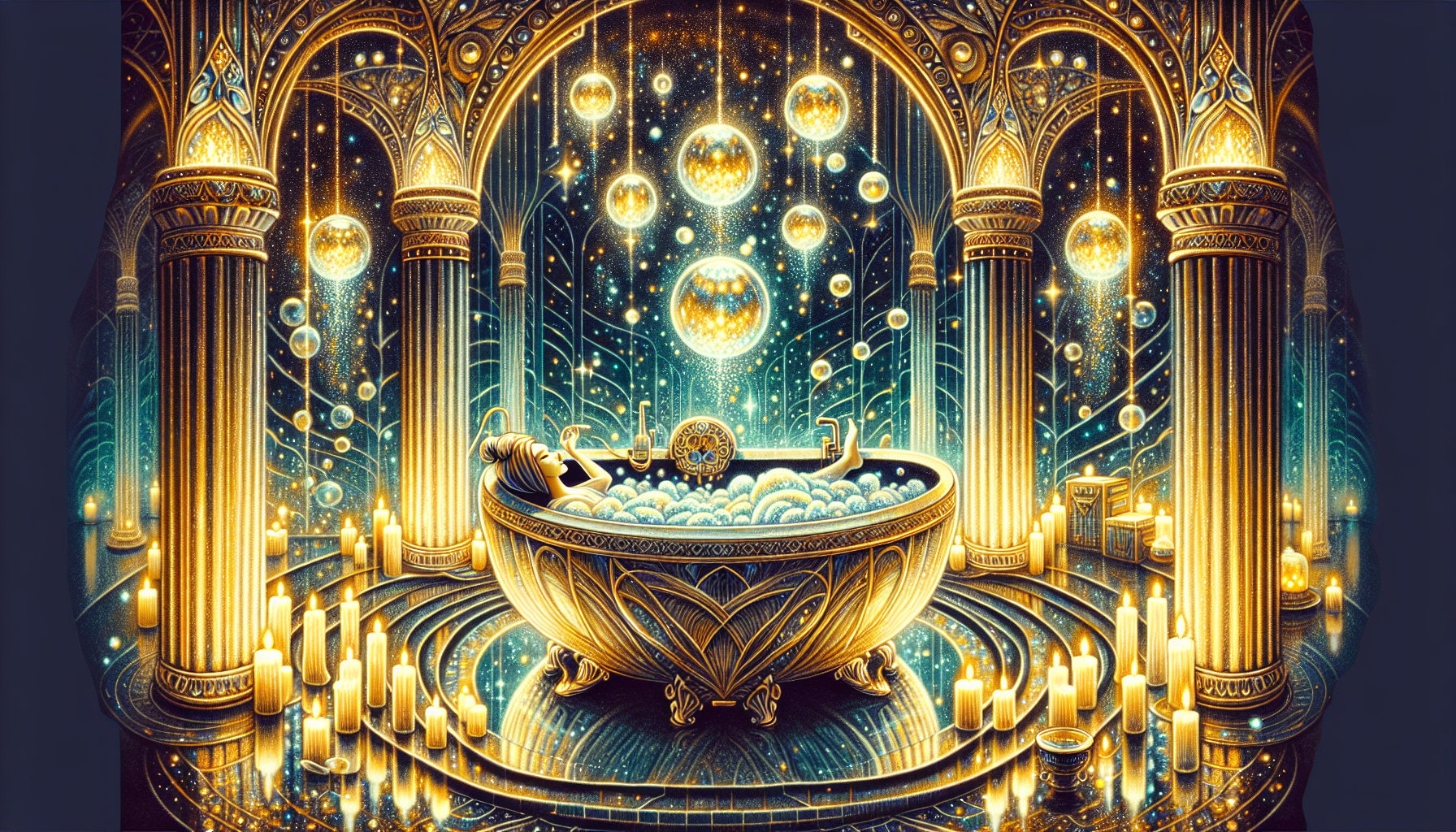 Illustration einer maßgeschneiderten extra tiefen Badewanne