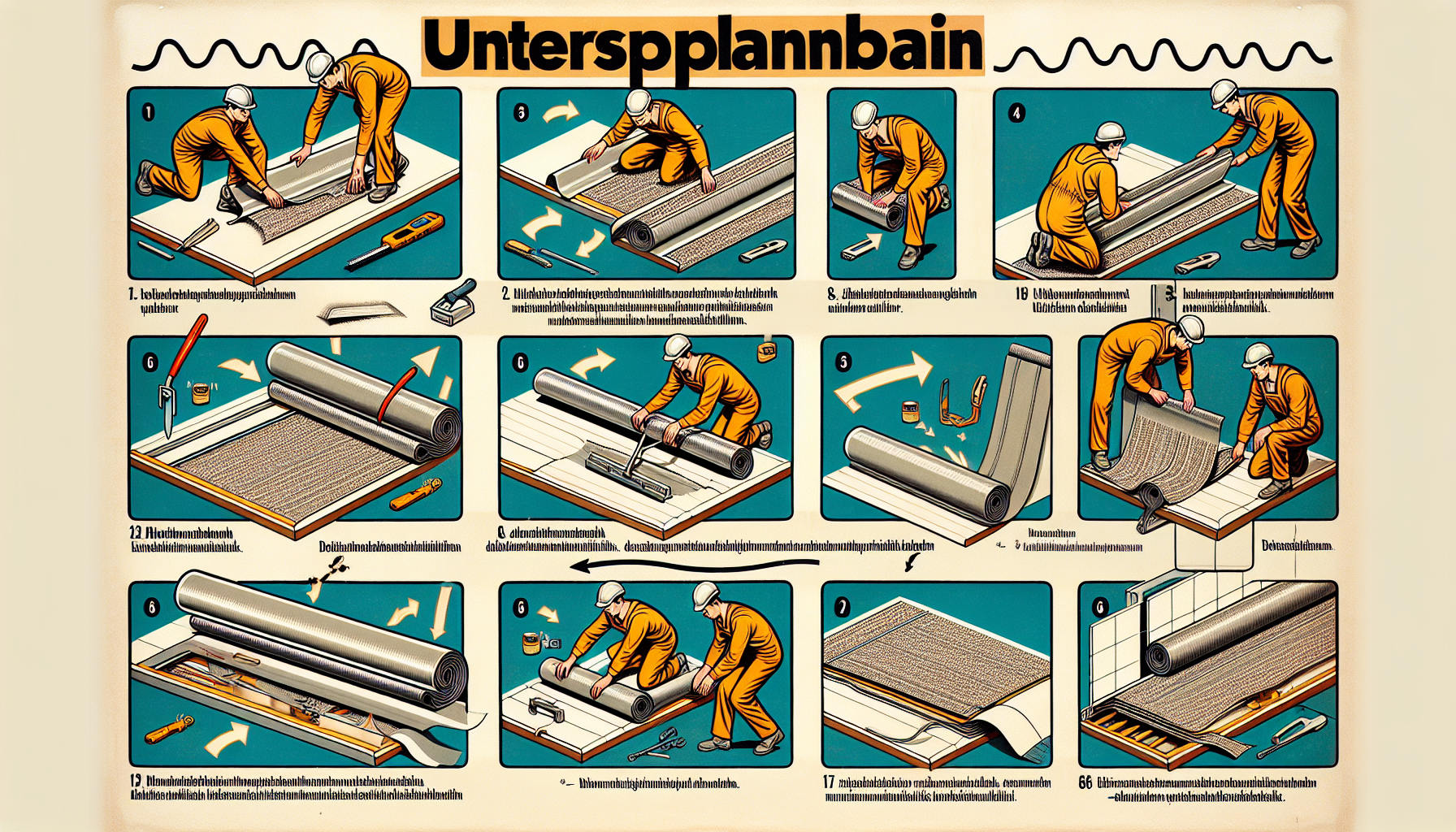 Installation der Unterspannbahn: Schritt-für-Schritt-Anleitung
