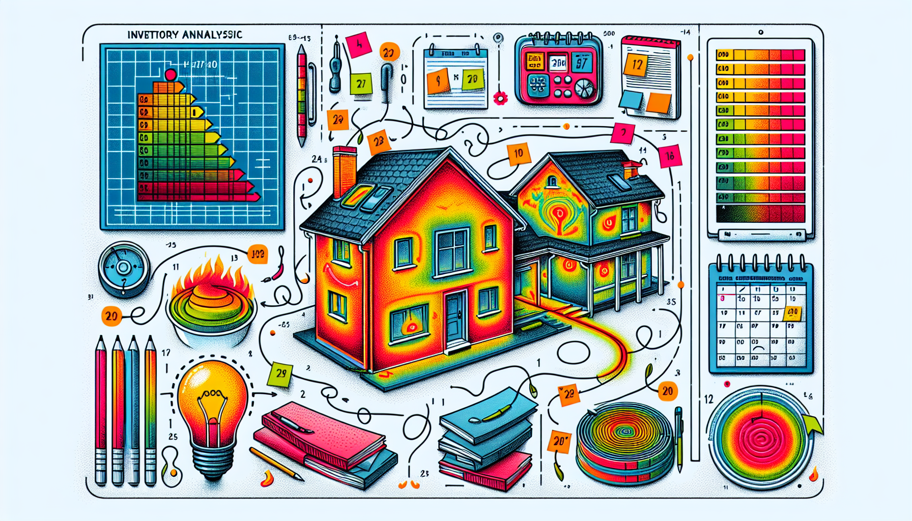 Wichtige Aspekte bei der Planung einer energetischen Sanierung: Illustration eines ganzheitlichen Sanierungskonzepts