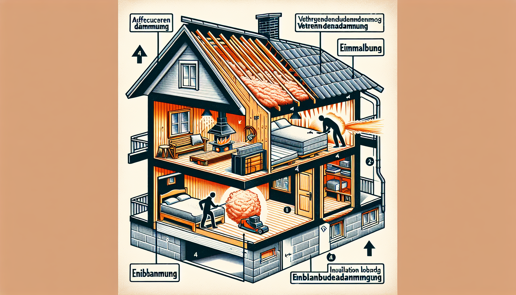 Dachbodendämmung im Detail