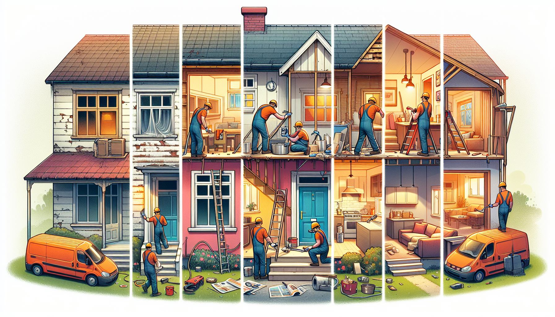Die richtige Reihenfolge für eine erfolgreiche Haussanierung. Bild von Haus Sanieren Reihenfolge