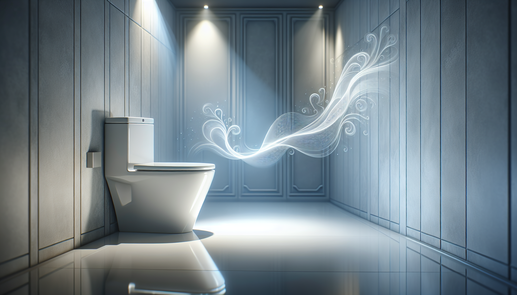 WC Geruchsabsaugung in einem Badezimmer