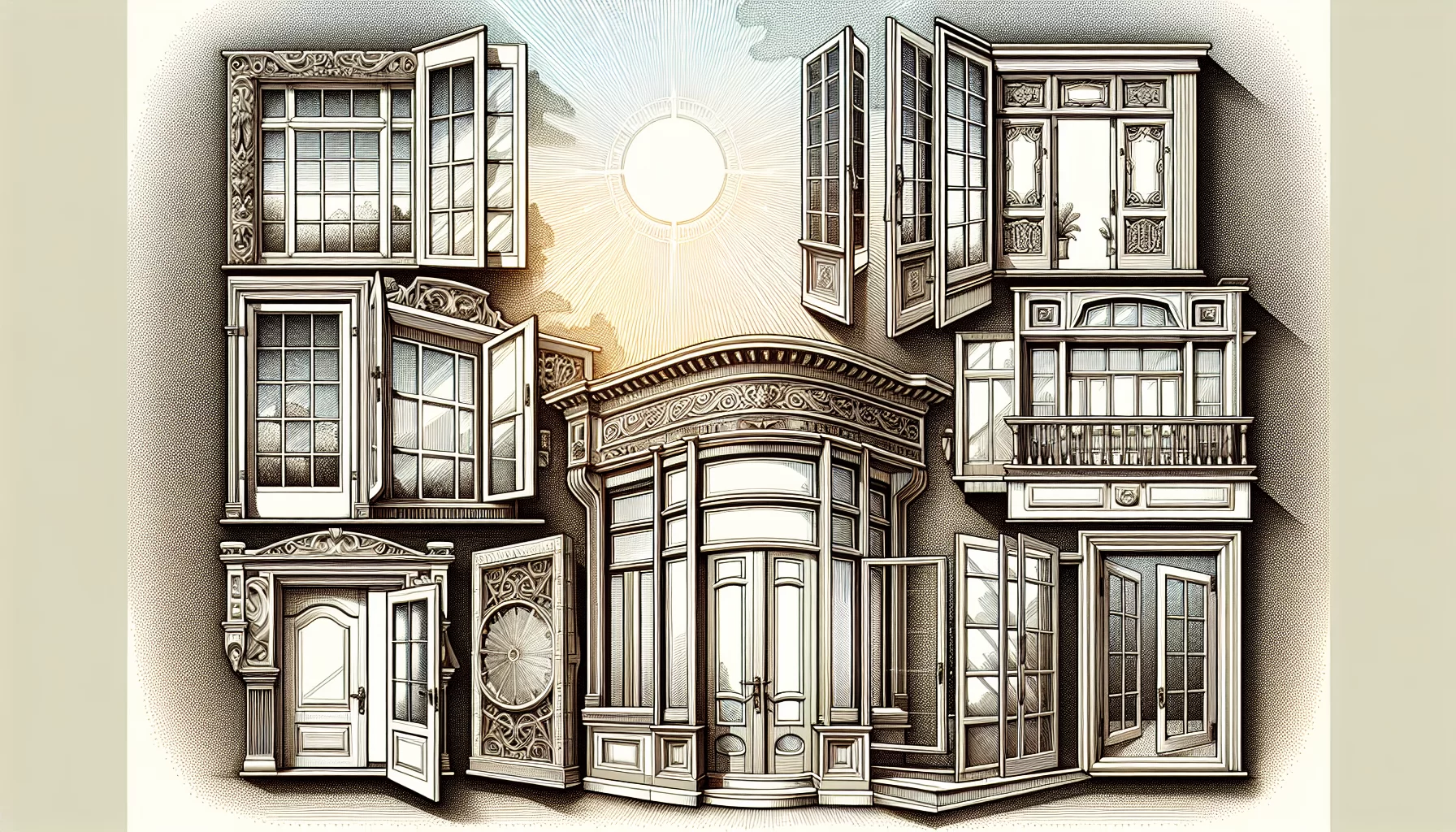 Vergleich von Fensterarten mit Außenöffnung