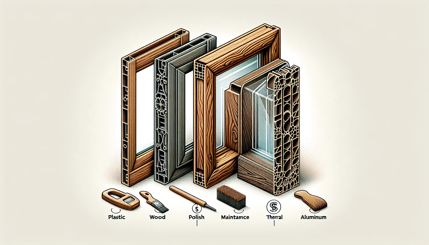 Fensterrahmenmaterialien