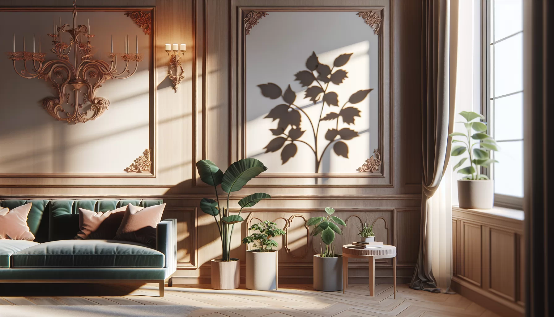 Holzfensterbank in Innenraum