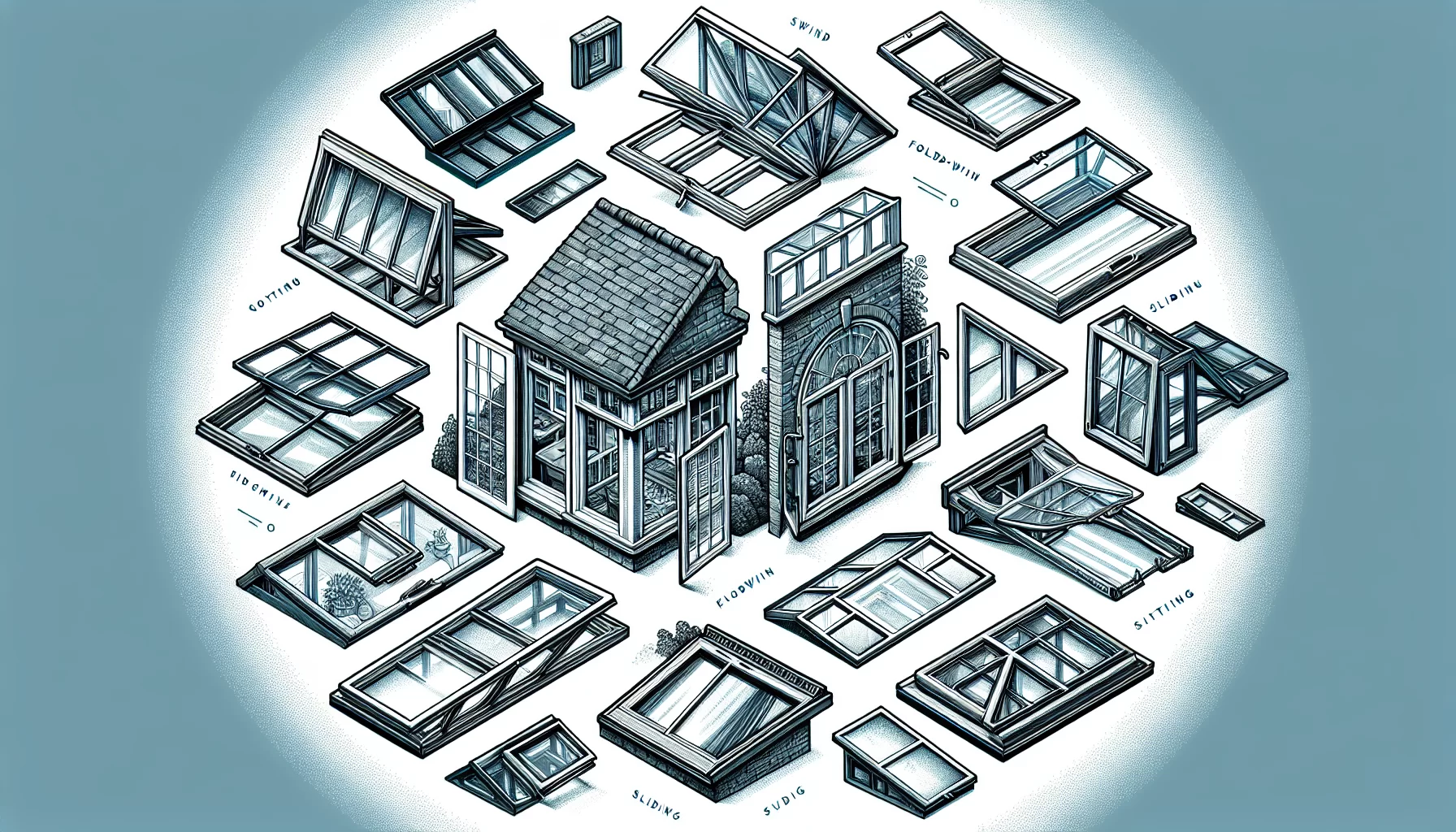 Klapp-Schwingfenster und andere Fenstertypen