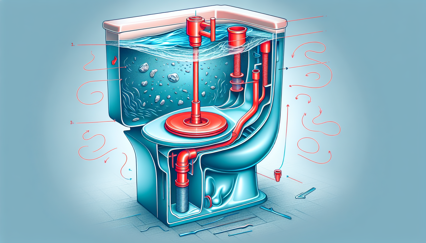 Ständiges Nachlaufen des Wassers - Toilette reparieren Handwerker