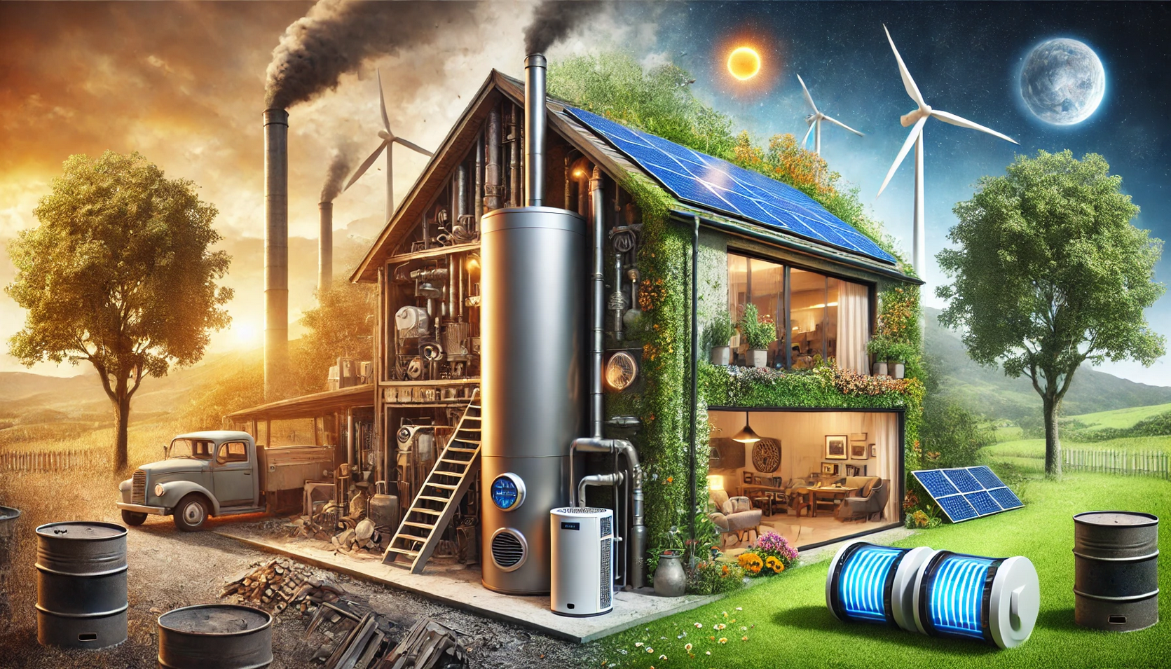 Zukunft der Ölheizungen und der Übergang zu erneuerbaren Energien.
