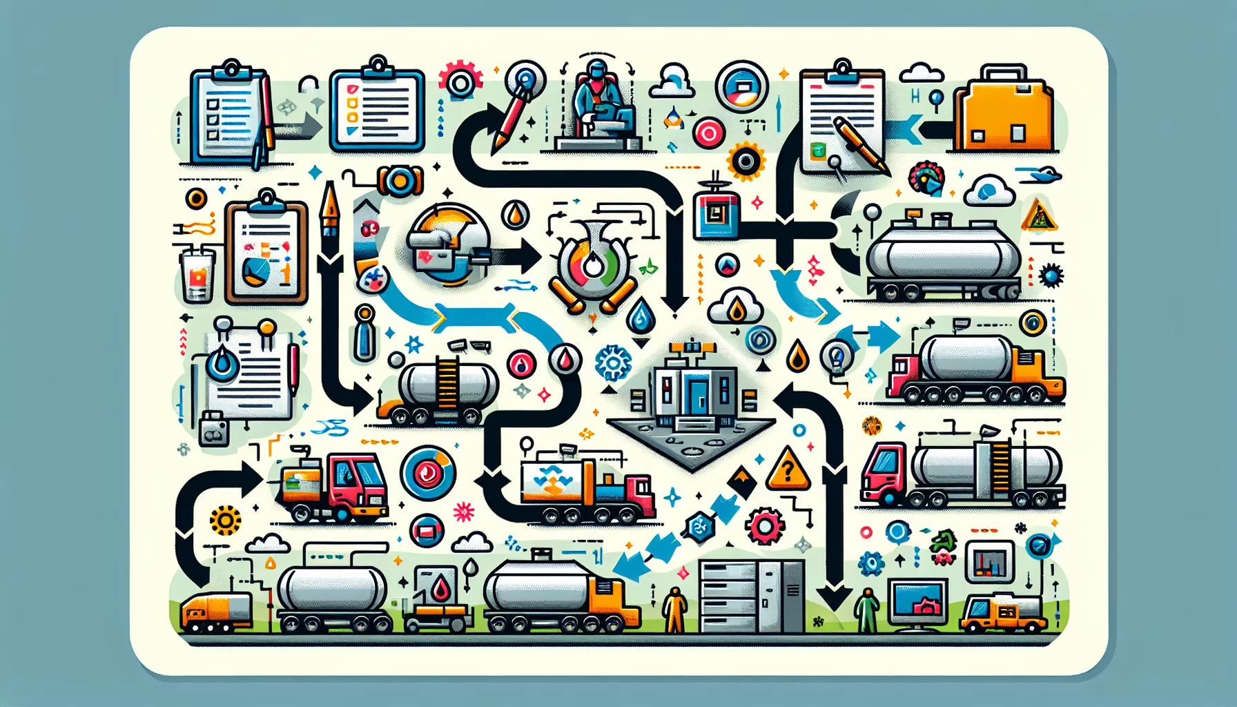 Der Ablauf der Öltankentsorgung, einschließlich der Schritte und wichtigen Vorschriften.