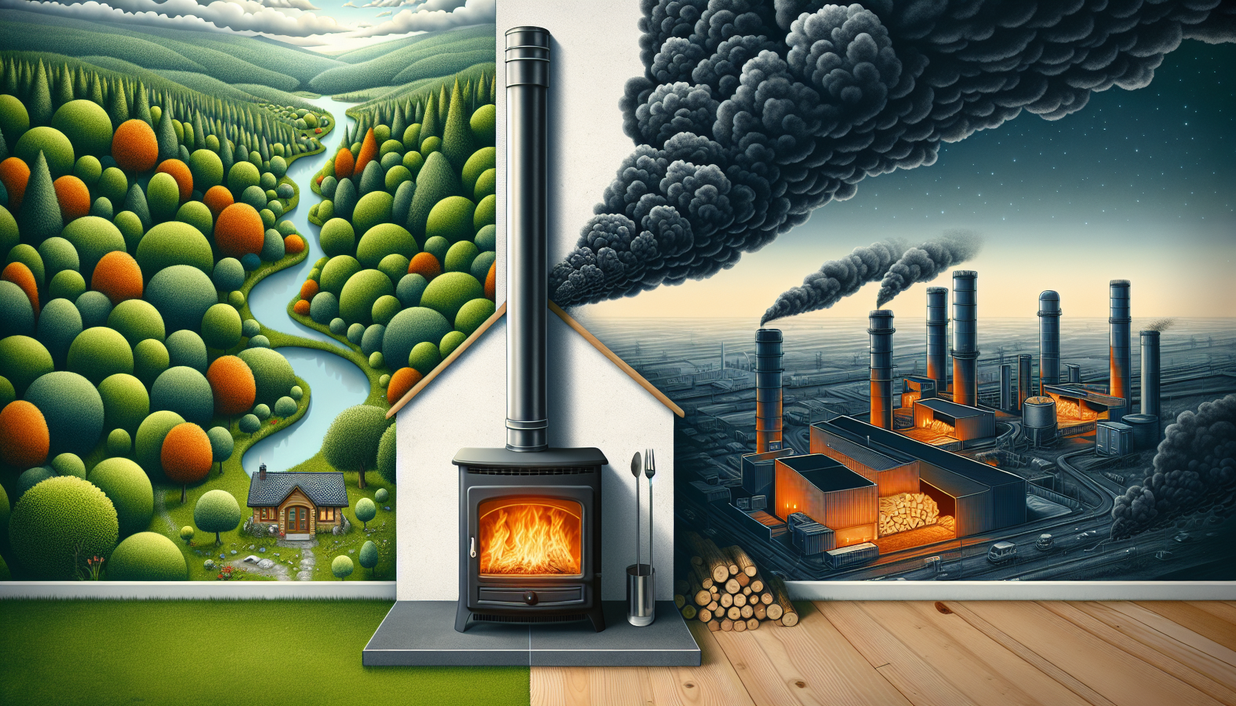 Umweltfreundlichkeit und CO₂-Ausstoß von Heizsystemen.