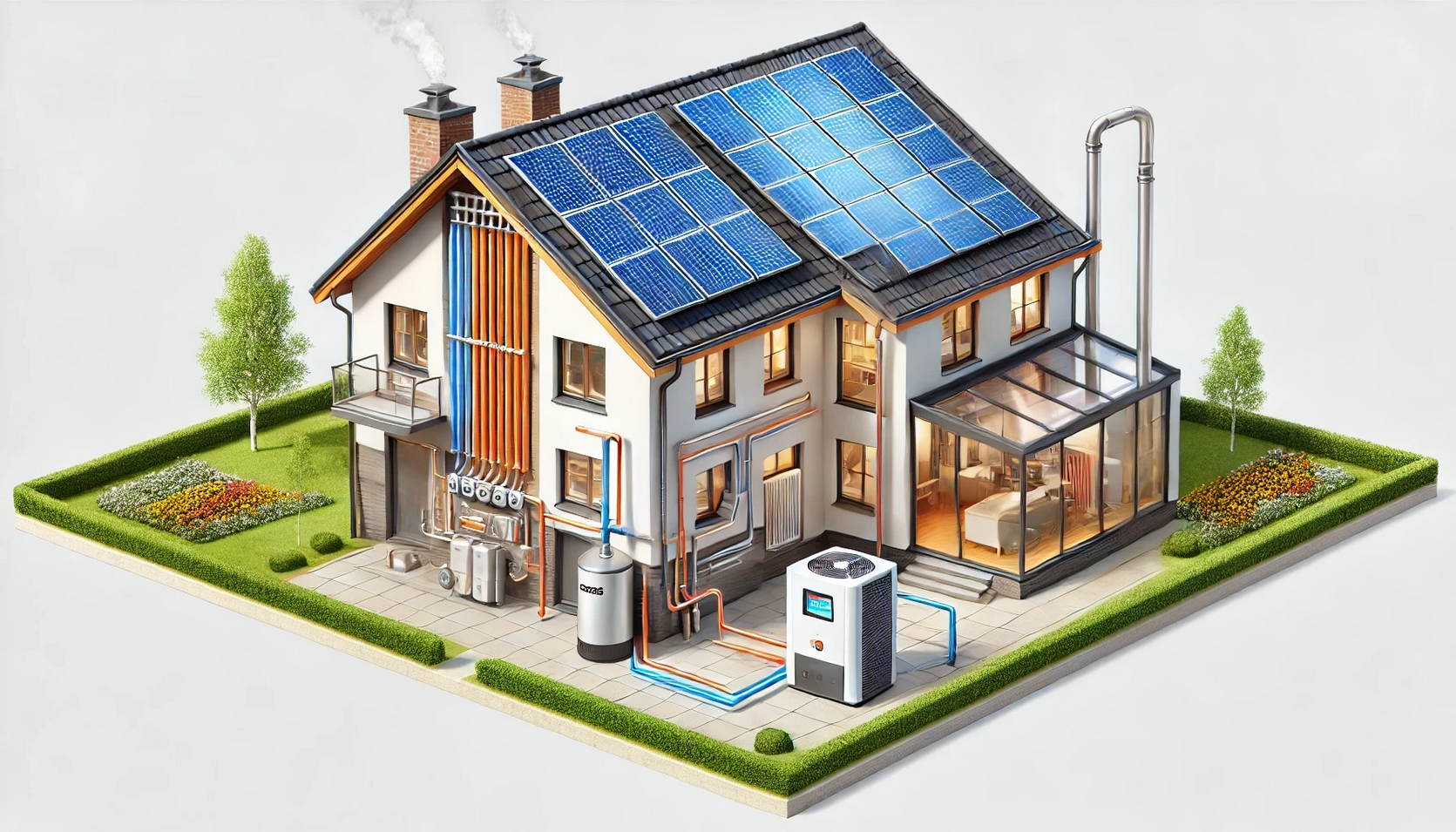 Vorteile der Kombination von Gasheizung und Solarthermie.