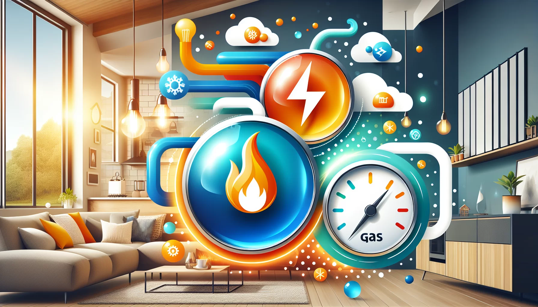 Eine Grafik, die die Vorteile von Gas-Hybridheizungen darstellt.