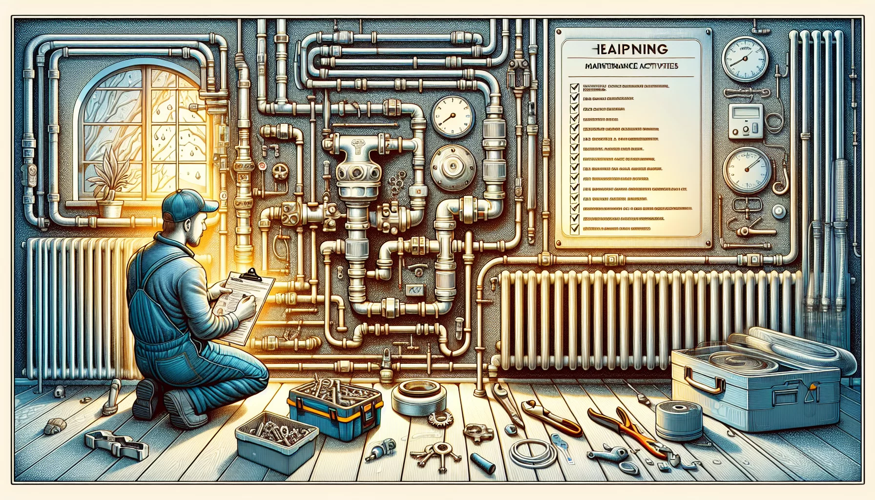 Maßnahmen zur Behebung des Wasserverlusts bei Heizungen, wie Wartung und Reparatur.