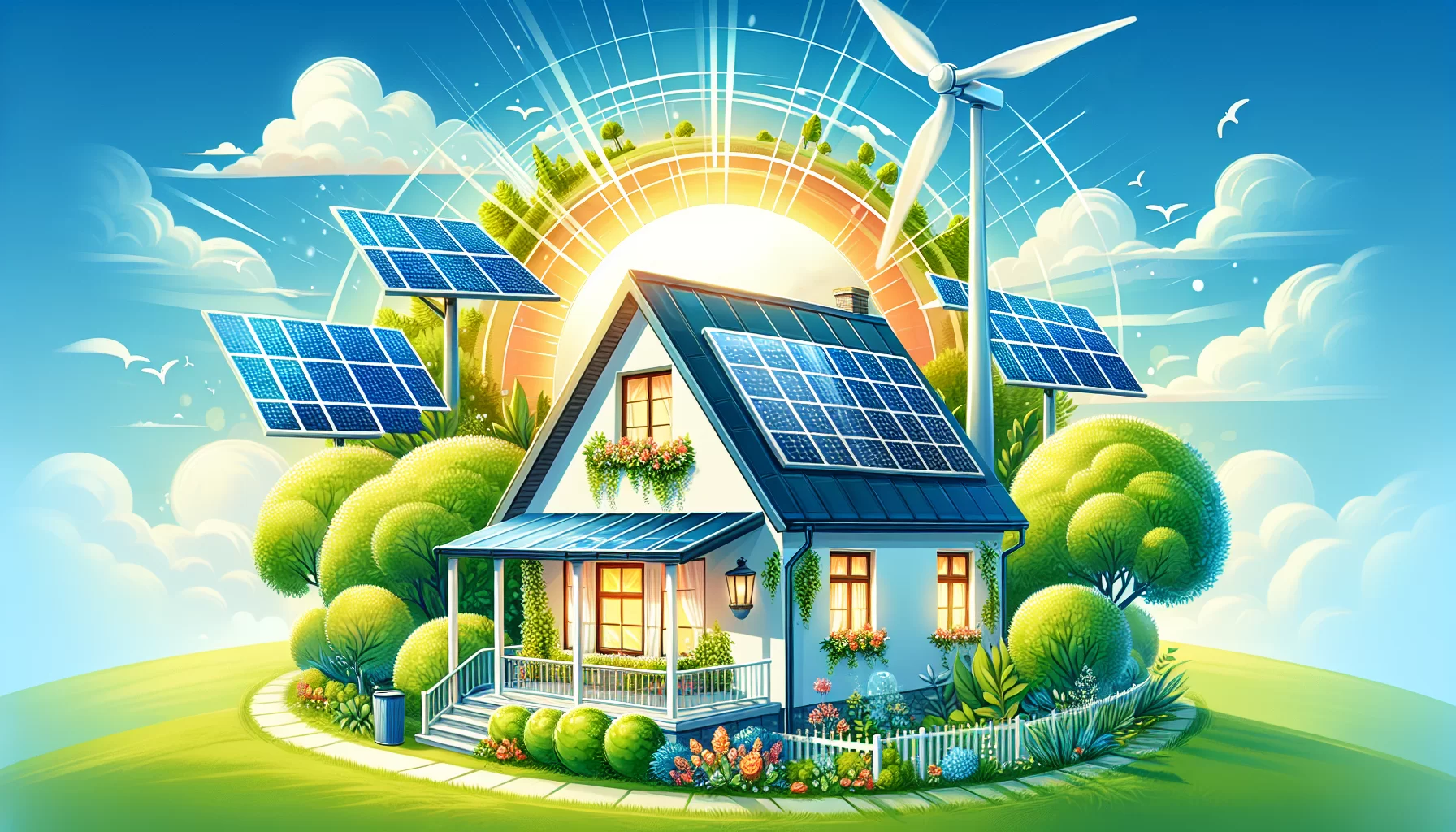 Heizen mit erneuerbaren Energien als umweltfreundliche Alternative zur Ölheizung.