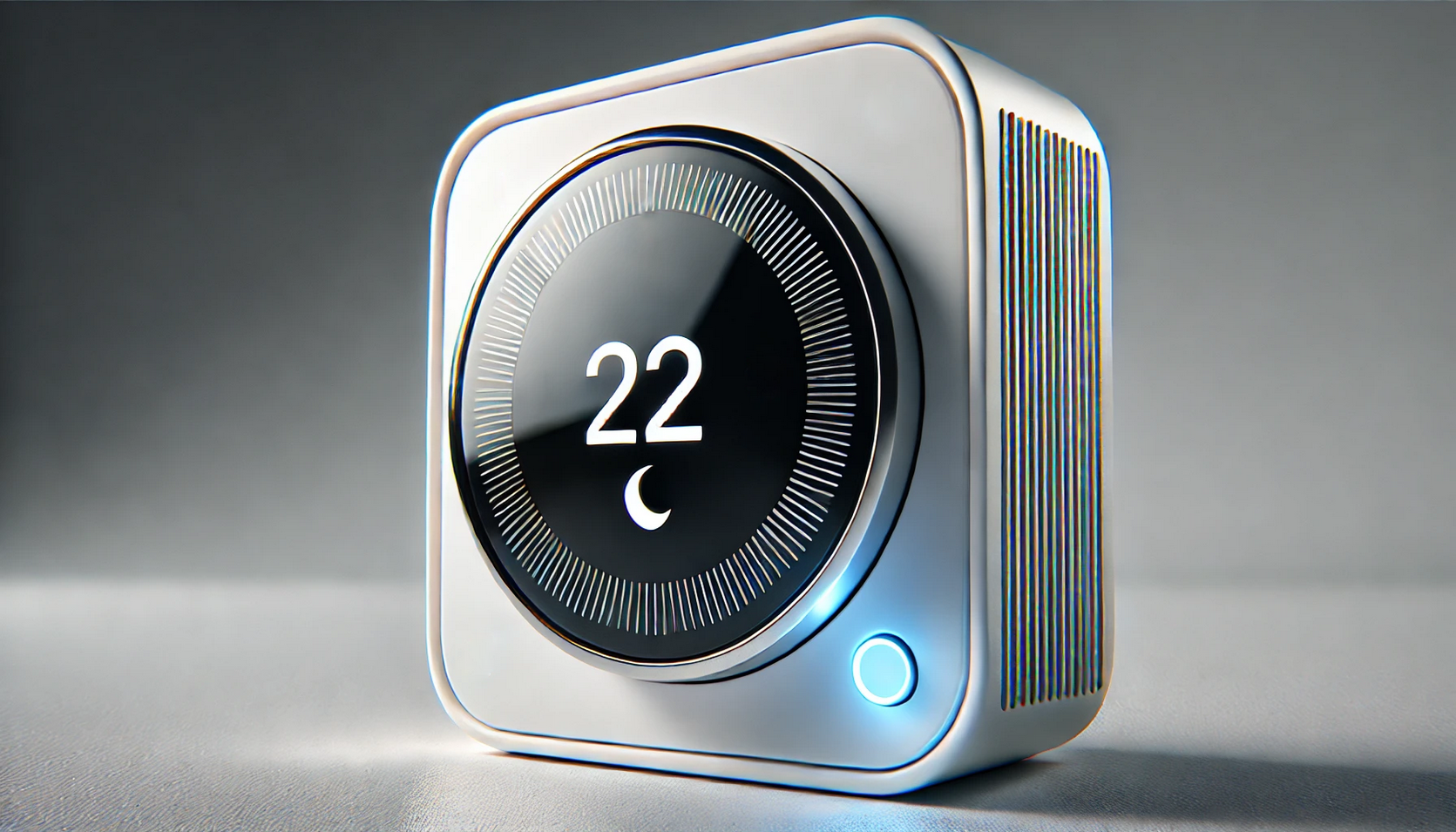 Eine Darstellung des Mond-Symbols auf einem Heizungsthermostat.