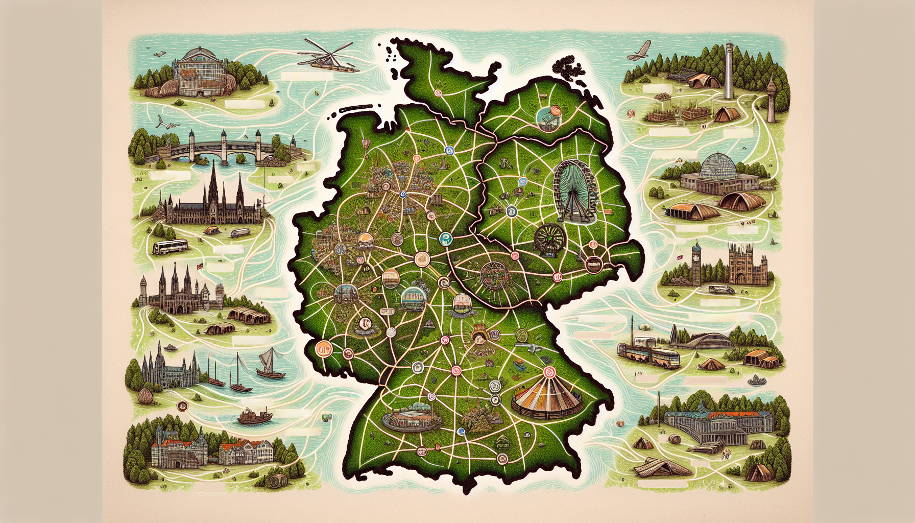 Eine Karte von Deutschland, die Städte zeigt, die den Fernwärme Anschlusszwang umsetzen.