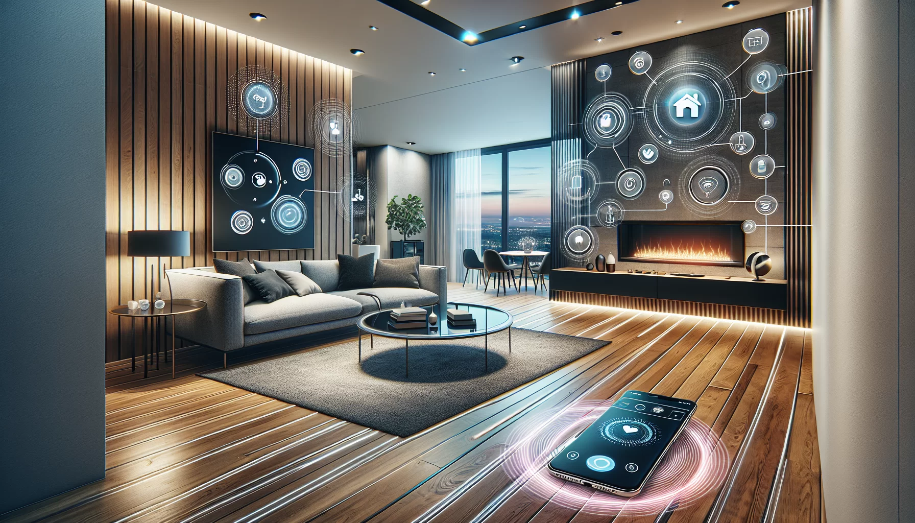 Integration von Fußbodenheizungen in Smart Home-Systeme.