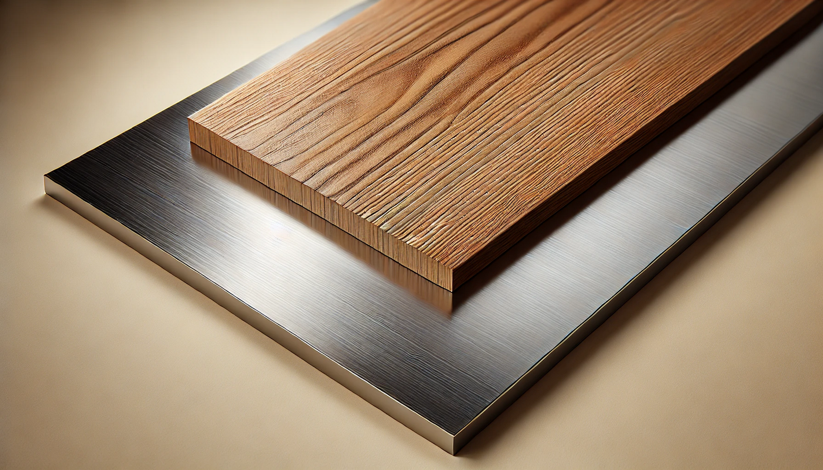Holz, Aluminium