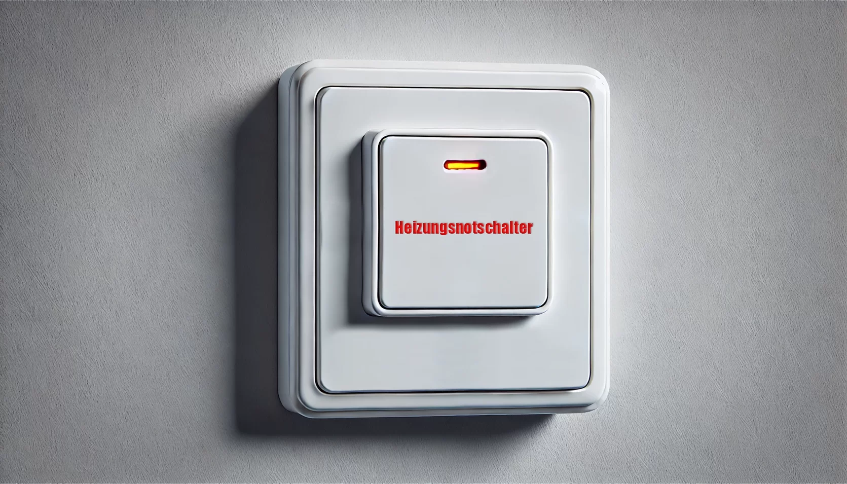 Ein Heizungsnotschalter
