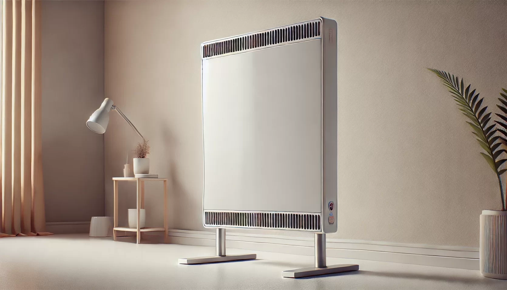 Eine Infrarotheizung-Standgerät.