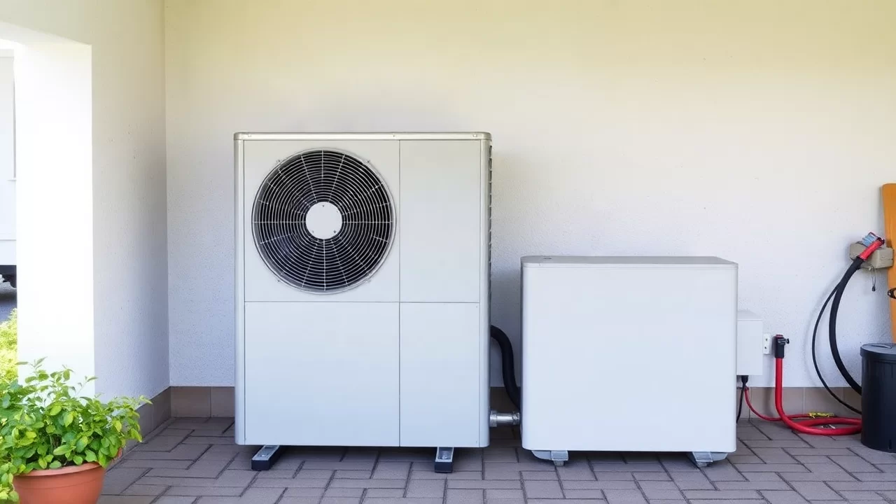 Wärmepumpe in der Garage, Installation erlaubt.