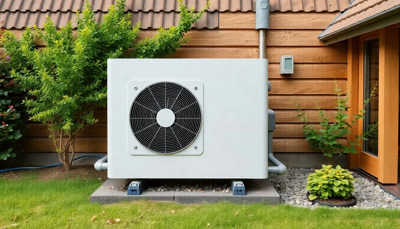 Eine Wasser-Wasser-Wärmepumpe.