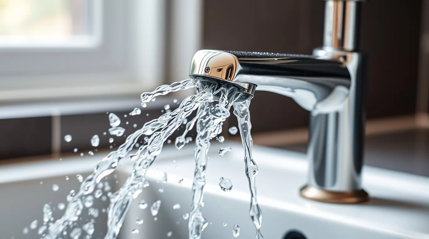 Defekter Wasserhahn