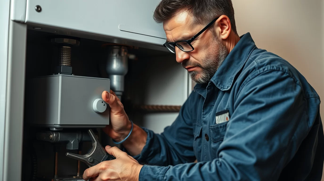 Professionelle Wartung und Reparatur durch Heizungsfachleute.