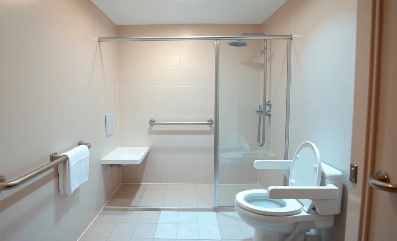 Seniorengerechte Toilette