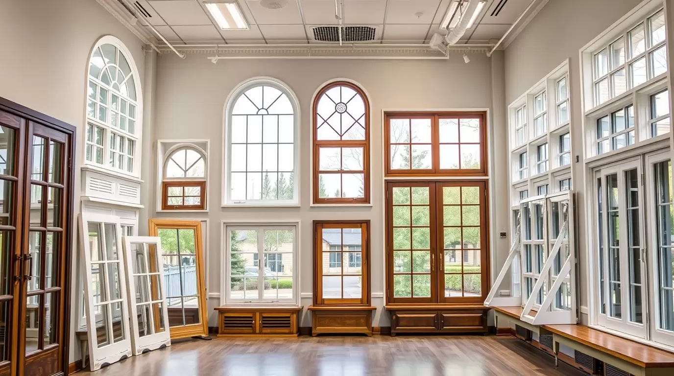 Illustration eines Fensterherstellers