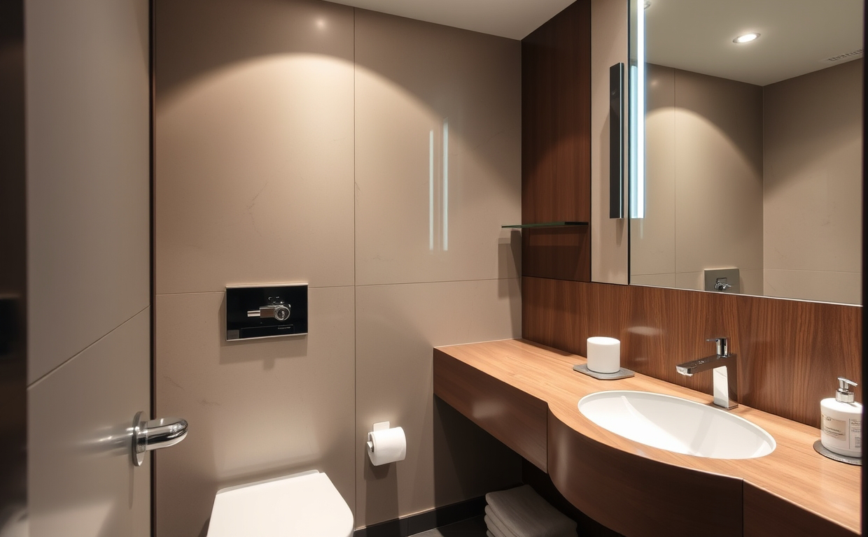 Badmöbel-Sets für das Gäste-WC, die Harmonie und Stil bieten.