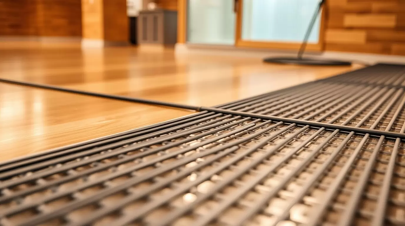 Verfahren zur Nachrüstung einer Gas-Fußbodenheizung in einem Altbau.