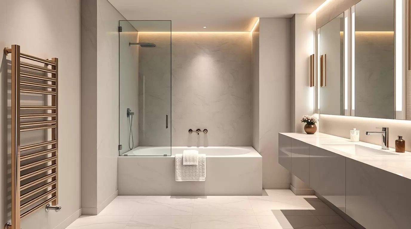 Illustration eines individuellen Traumbads