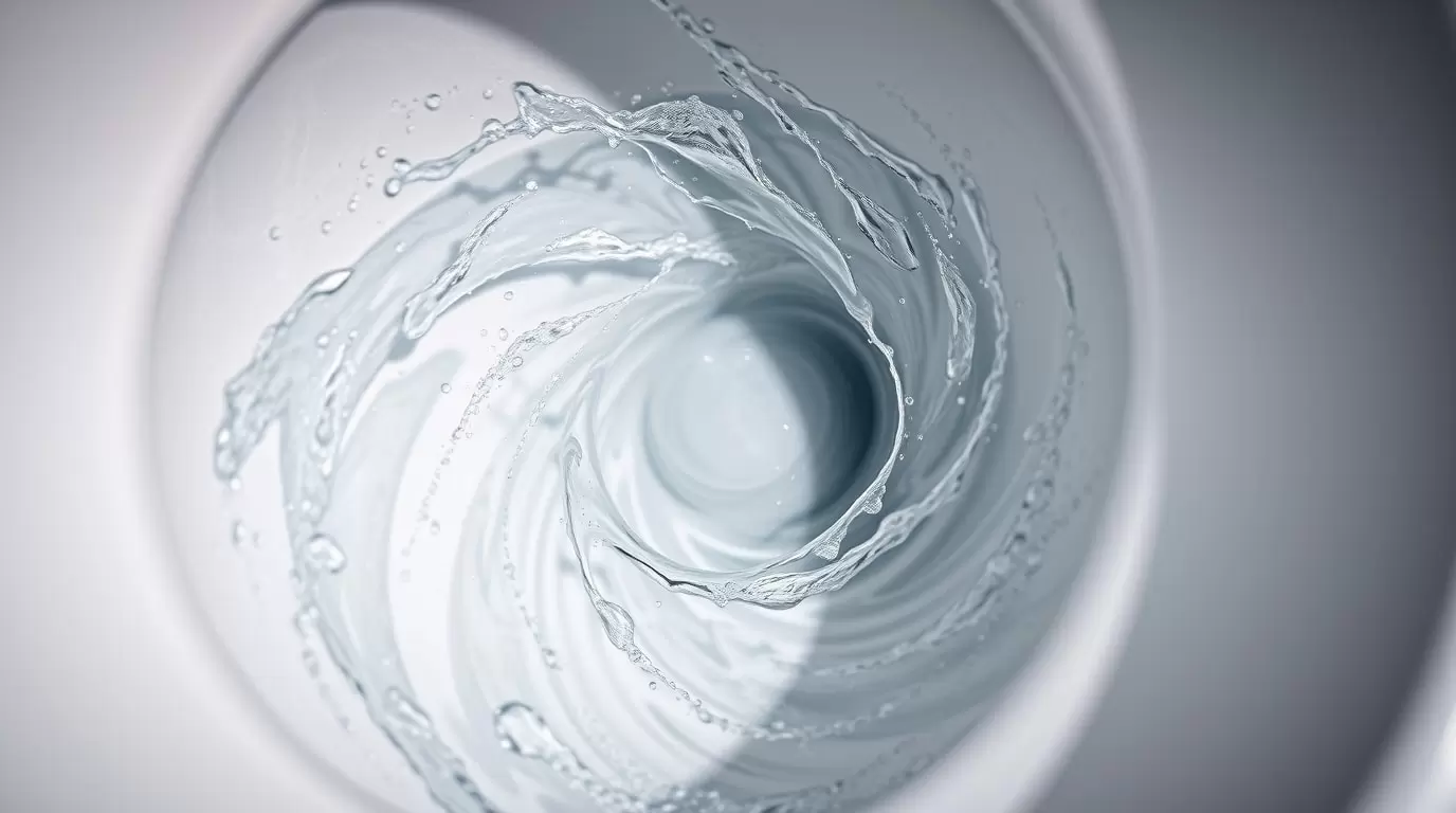 Eine saubere Toilette