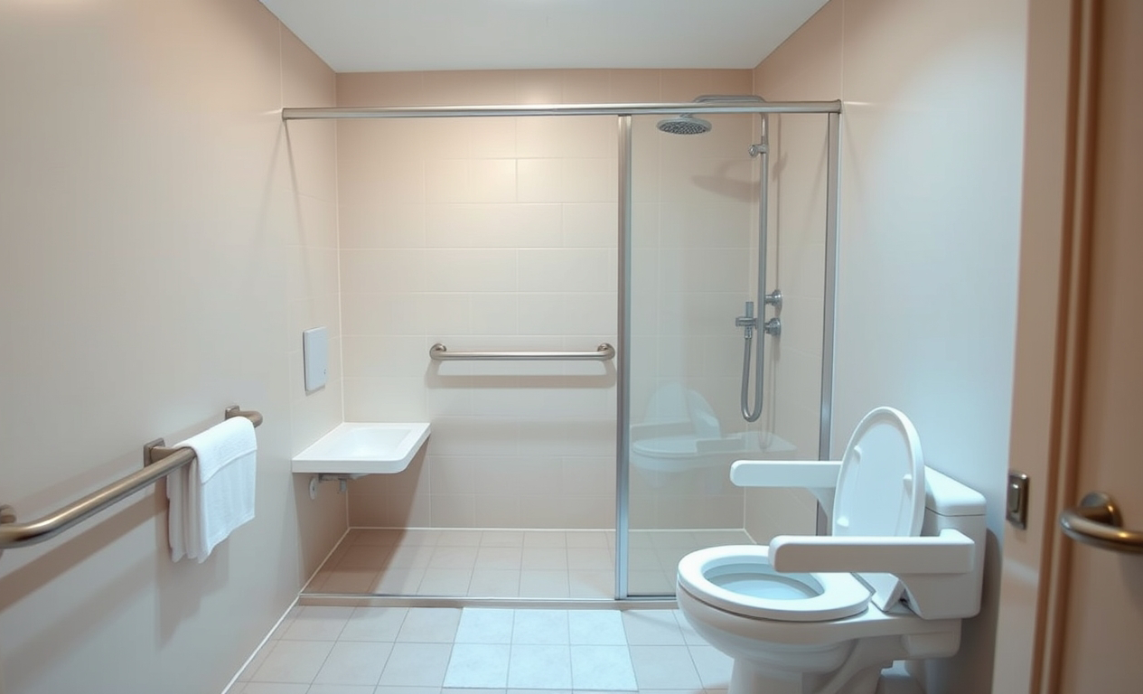 Wichtige Ausstattungsmerkmale einer Dusche für Senioren.