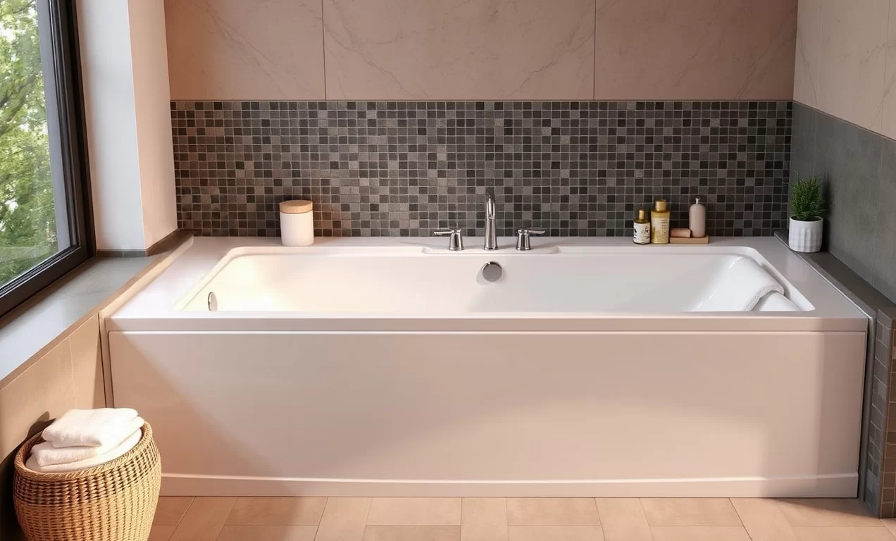 Eine Badewanne