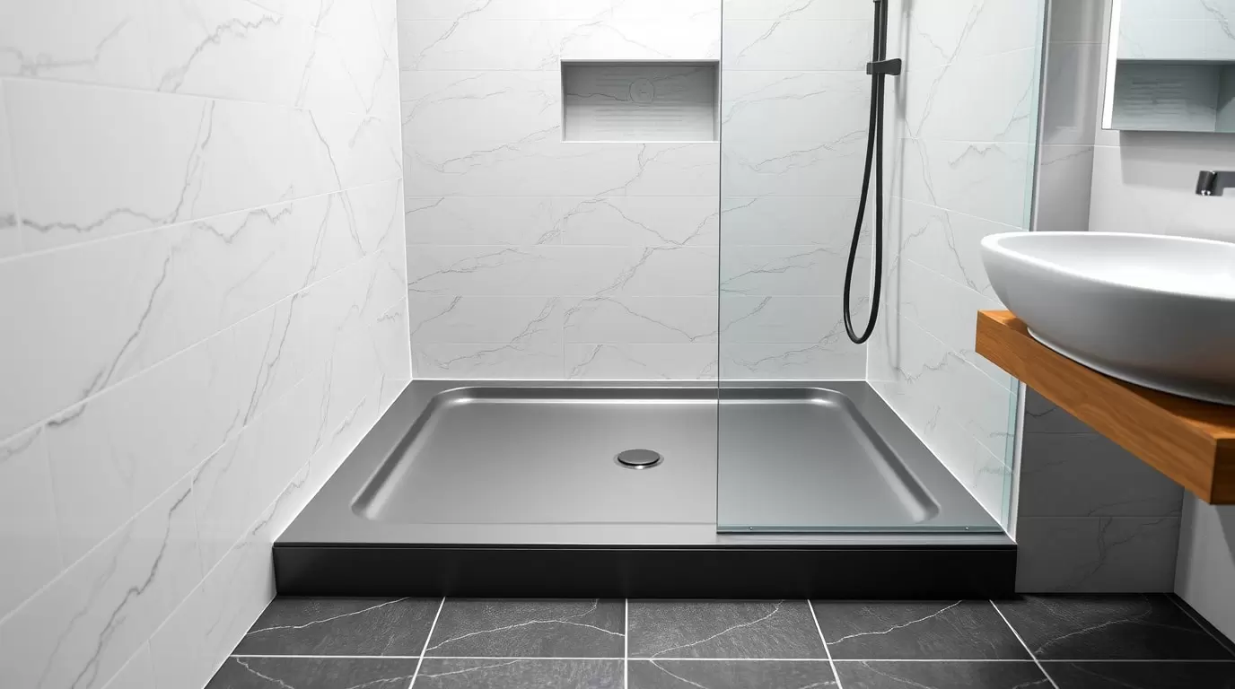 Stahl-Email Duschwanne