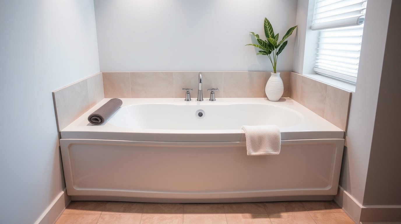 Eine Badewanne