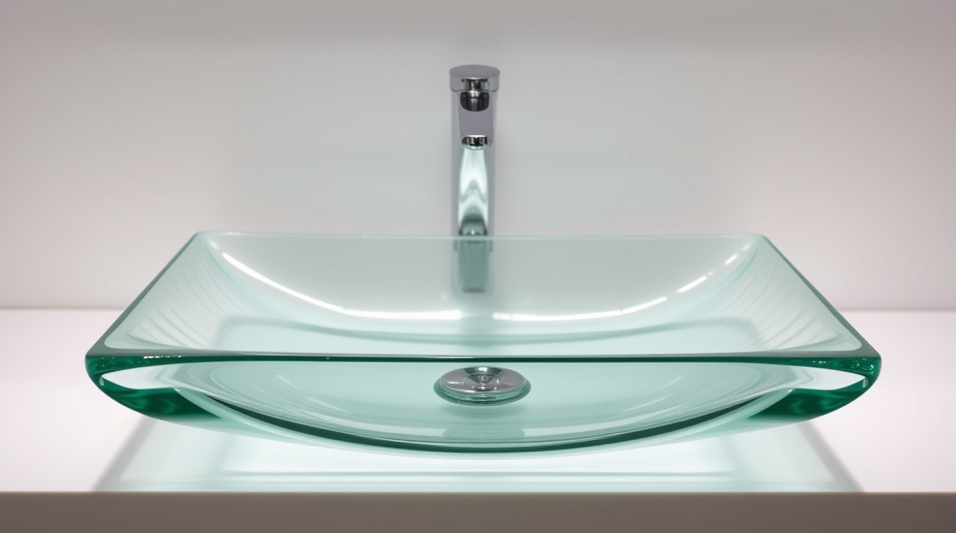 Rechteckige-Waschbecken-Schale