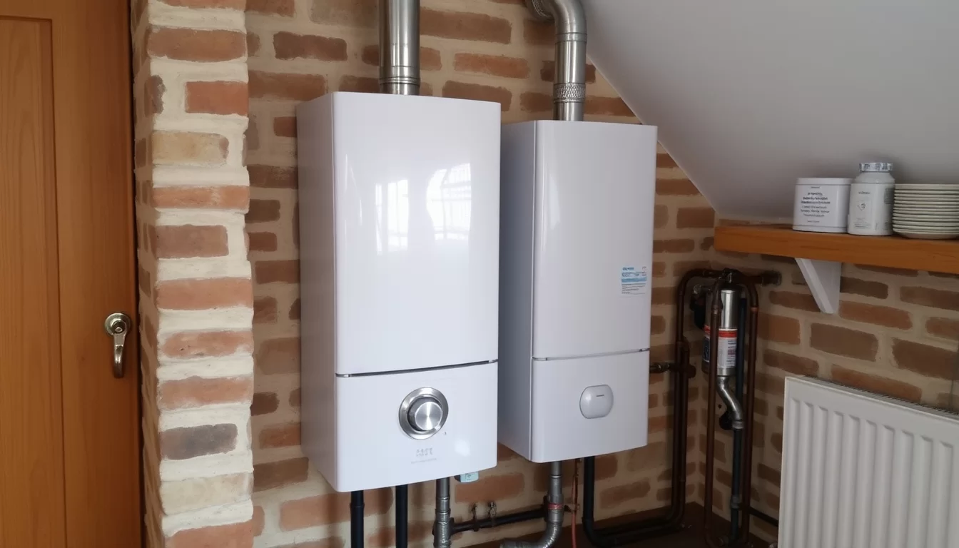 Ein Durchlauferhitzer, der für eine Fußbodenheizung ausgewählt wird, mit Fokus auf Energieeffizienz.