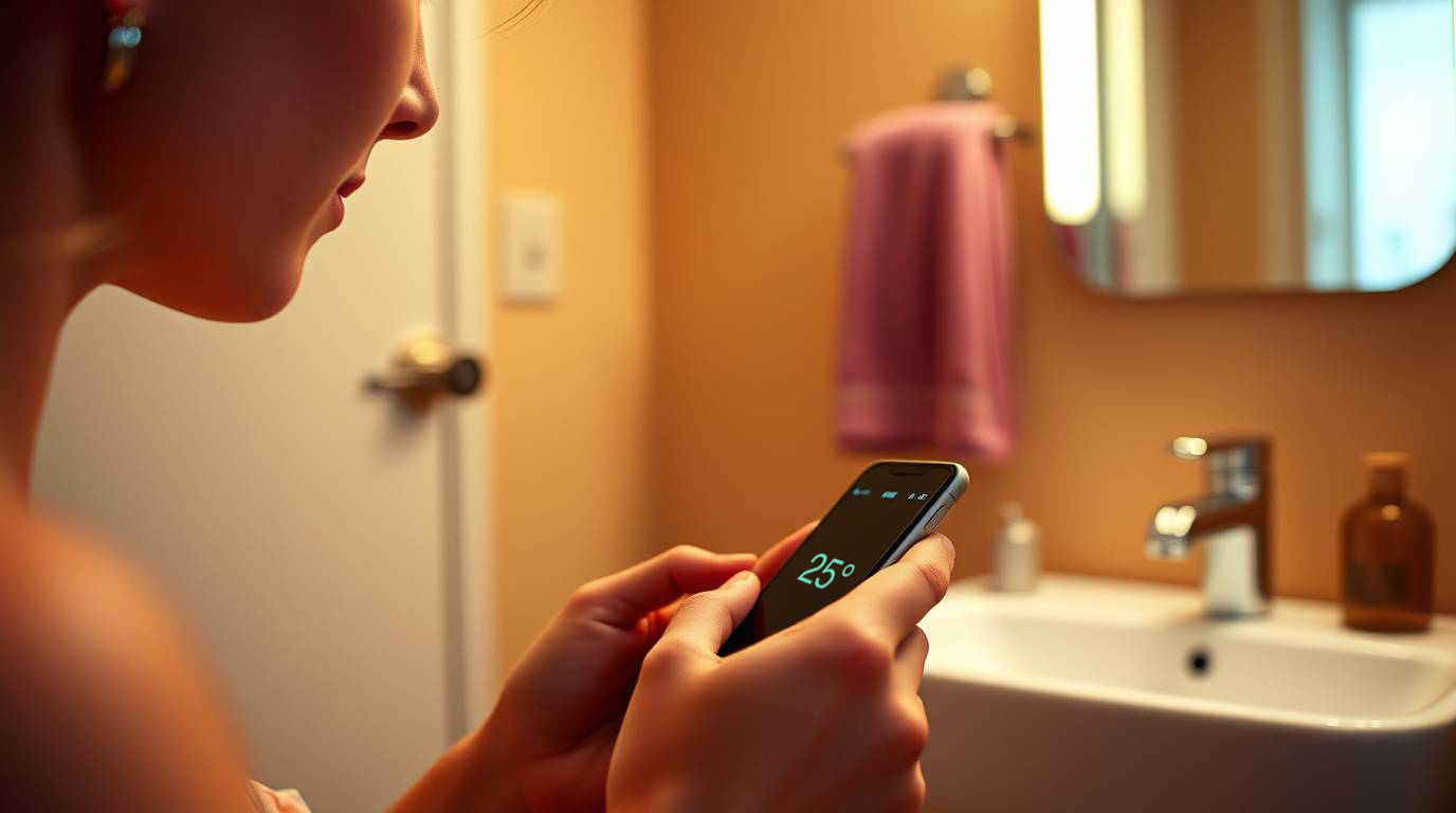 Moderne Smart Home-Technologien im Badezimmer