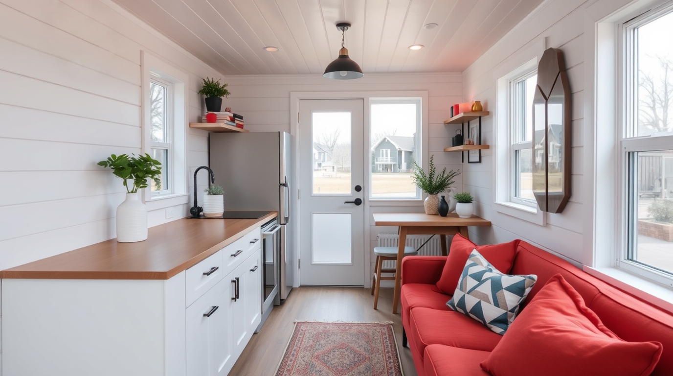 Tiny-House mit Fußbodenheizung