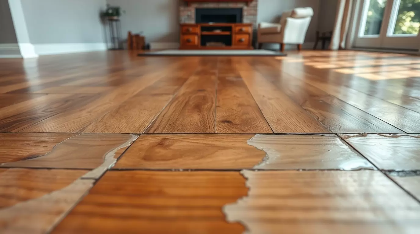 Schäden am Bodenbelag