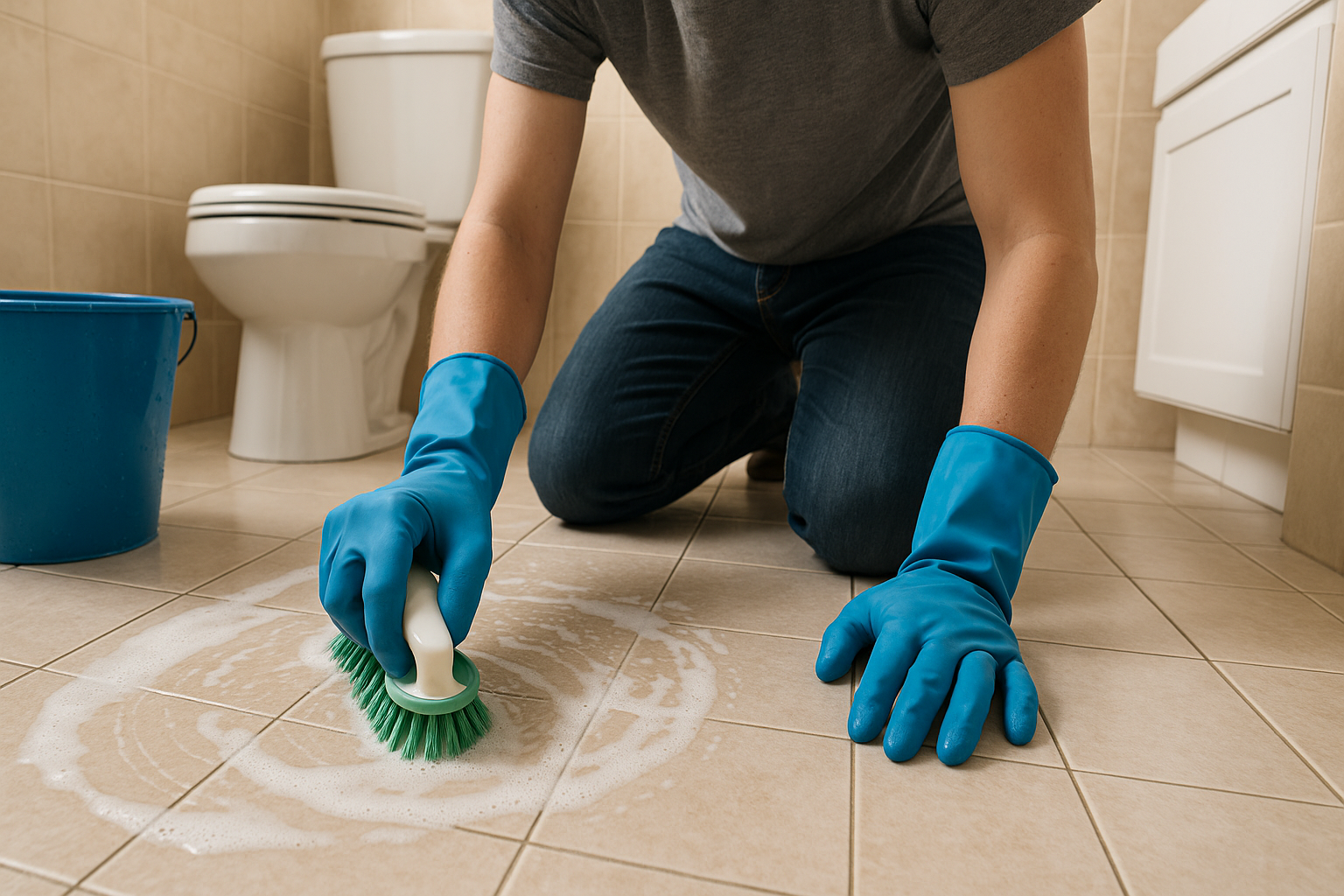 Mieter renoviert Wohnung beim Auszug