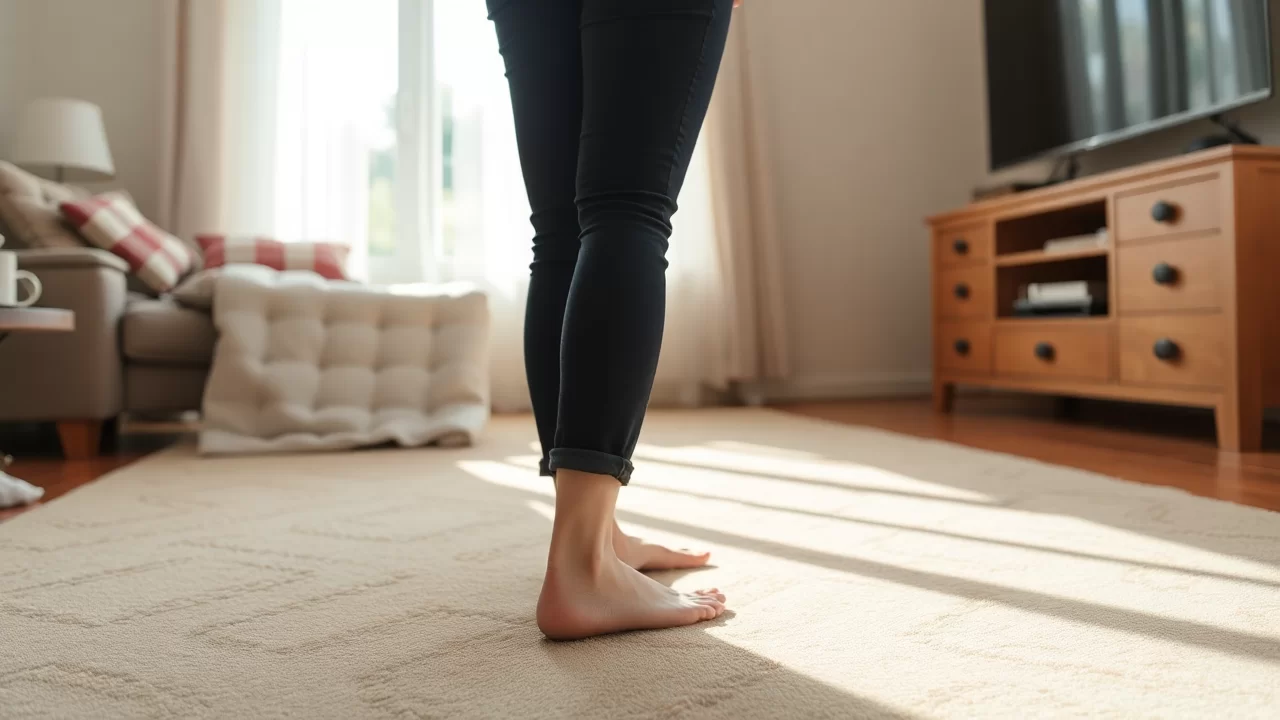 Fußbodenheizung und Barfußgehen, ein möglicher Gesundheitsvorteil.